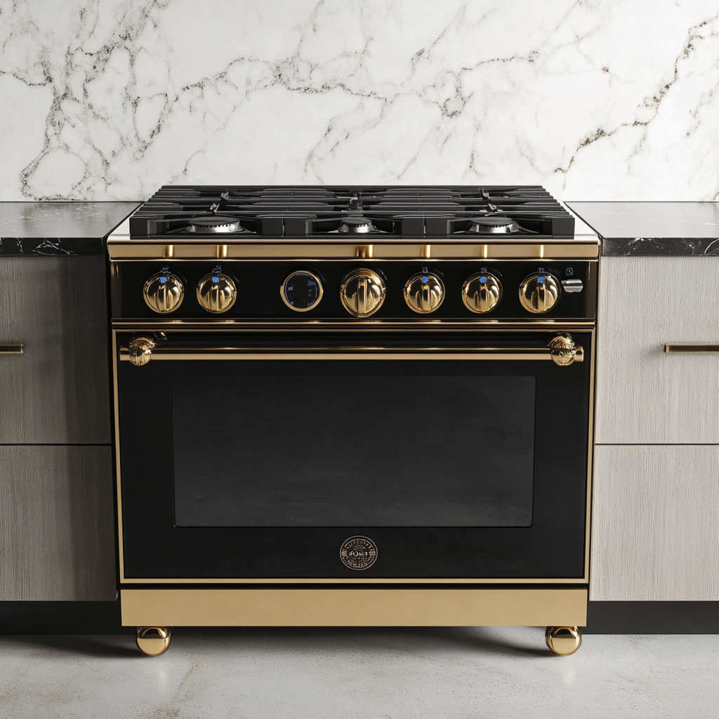 Black River Kitchen 36-Inch Professional Gas Range